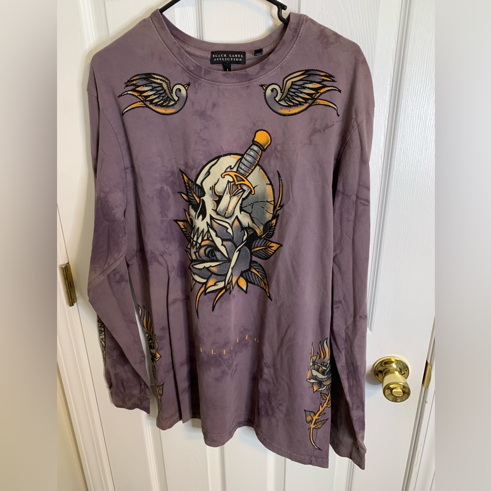 Affliction Soul Sacrifice Warden Wash Long Sleeve
